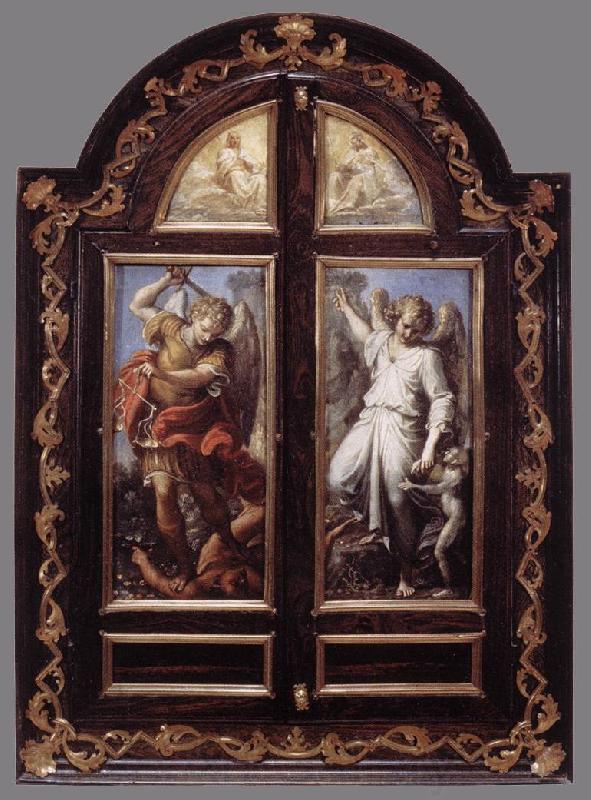 CARRACCI, Annibale Triptych dsf Norge oil painting art